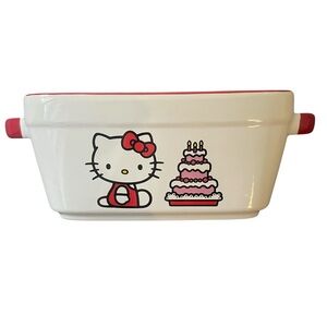 Hello Kitty White and Pink Bakeware Dish